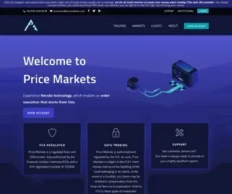 Pricemarkets.com Screenshot