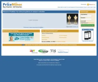 Priceminer.com(PriceMiner) Screenshot