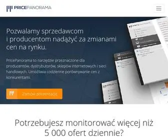 Pricepanorama.com(Monitorowanie cen produktów) Screenshot