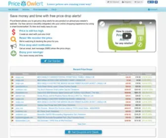 Pricepinx.com(Price Drop Alerts) Screenshot