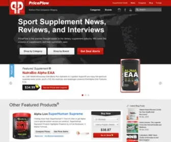 Priceplow.com(Your favorite health products and nutritional supplements on sale like never before) Screenshot