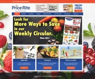 Priceritesupermarkets.com(Price Rite Marketplace) Screenshot