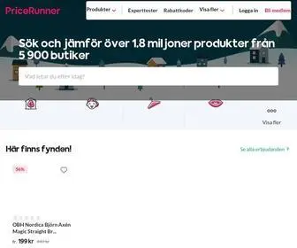 Pricerunner.se(Prisjämförelsetjänst) Screenshot