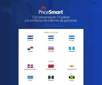Pricesmart.com(Seleccionar país) Screenshot