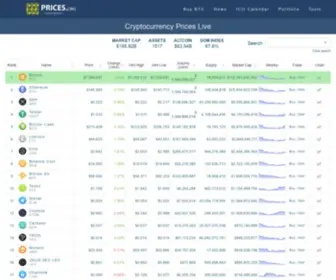 Prices.org(Cryptocurrency Prices Live) Screenshot
