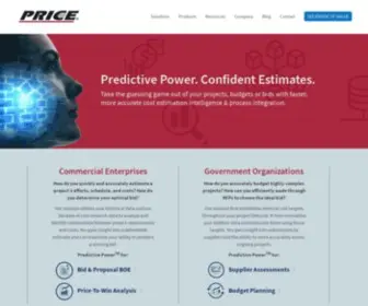 Pricesystems.com(PRICE®) Screenshot