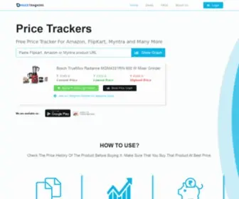 Pricetrackers.in(Price Tracker For Amazon) Screenshot