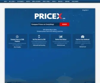 Pricex.uk(Price Comparison with SMS Price Alerts) Screenshot