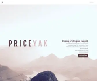 Priceyak.com(The Original Dropshipping Automation Software) Screenshot