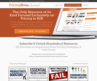 Pricingbrew.com(Pricing Best Practices) Screenshot