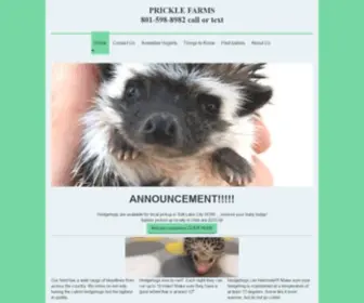 Pricklefarms.com(Prickle Farms) Screenshot