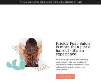 Pricklypearsalon.com(Prickly Pear Salon) Screenshot