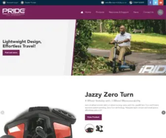 Pride-Mobility.co.uk(Pride Mobility) Screenshot