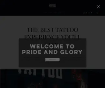 Prideandglorytattoo.com(Pride and Glory) Screenshot