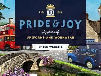 Prideandjoyclothing.co.uk(Pride & Joy) Screenshot