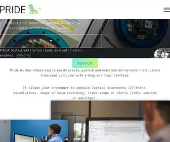 Prideautomation.com(Procedures with Pride) Screenshot