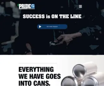 Pridecan.com(Pride Engineering) Screenshot