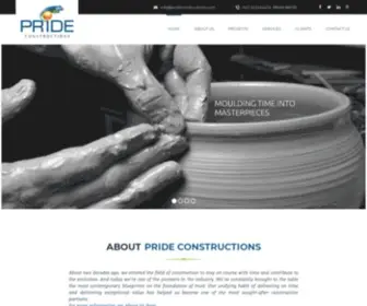 Prideconstructions.com(Pride Constructions) Screenshot