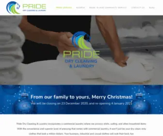 Pridedrycleaning.com.au(Dry Cleaning Newcastle) Screenshot