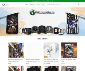 Prideearthone.com(Online Shopping for Home Decors) Screenshot