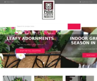 Pridegardenproducts.com(Eco-Friendly Garden Supplies) Screenshot