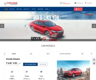 Pridehonda.com(Pridehonda) Screenshot