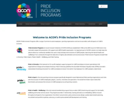 Prideinclusionprograms.com.au(Prideinclusionprograms) Screenshot