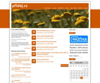Pridej.cz(Jednoduchá služba pro ukládání a sdílení záložek (odkazů na weby)) Screenshot