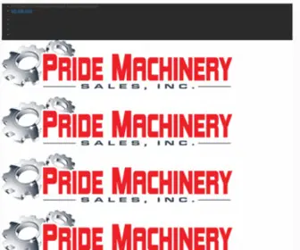 Pridemach.com(Metalworking Machinery) Screenshot