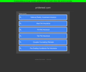 Pridenest.com(Pridenest) Screenshot