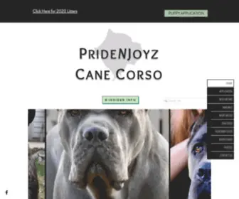 Pridenjoyzcanecorso.com(PrideNJoyz) Screenshot