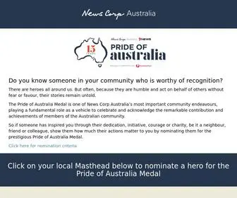 Prideofaustralia.com.au(Pride of Australia 2019) Screenshot