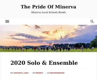 Prideofminerva.com(Minerva Local Schools Bands) Screenshot