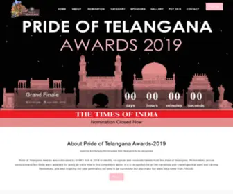 Prideoftelangana.com(Pride of Telangana) Screenshot