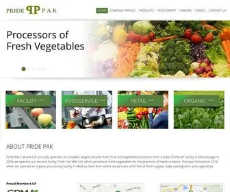 Pridepak.com(Pride Pak) Screenshot