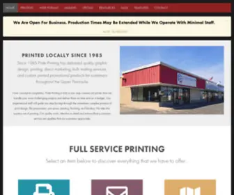 Prideprinting.ink(Pride Printing & Mailing Services) Screenshot