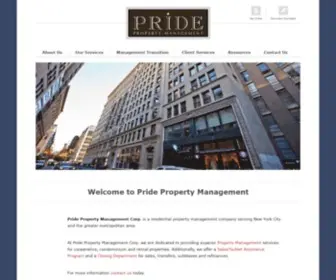 Pridepropertymanagement.com(Pride Property Management) Screenshot