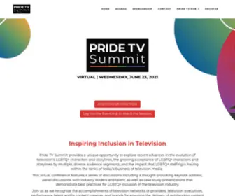 Pridetvsummit.com(Pride TV Summit) Screenshot