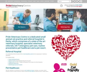 Prideveterinarycentre.co.uk(Pride Veterinary Centre) Screenshot