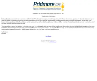 Pridmore.com(Pridmore Corp) Screenshot