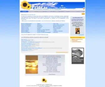 Prier.be(Site) Screenshot