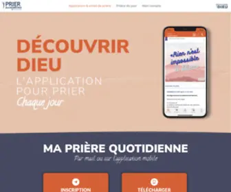 Prieraujourdhui.com(Prier Aujourd'hui) Screenshot