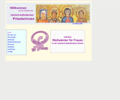 Priesterinnen.net(Priesterinnen in der römisch) Screenshot