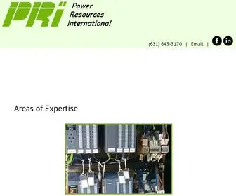 Priinc.com(Power Resources International) Screenshot