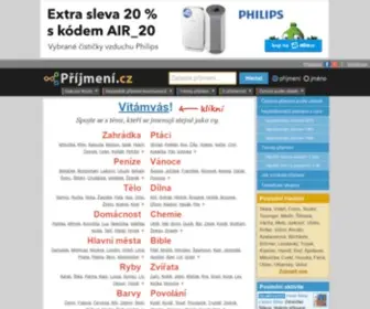 PrijMeni.cz(Příjmení.cz) Screenshot