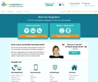 Prijscheck.nl(De grootste vergelijker voor internet en TV) Screenshot