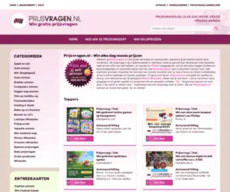 Prijsvragen.nl(Prijzen winnen en gratis prijsvragen en antwoorden) Screenshot