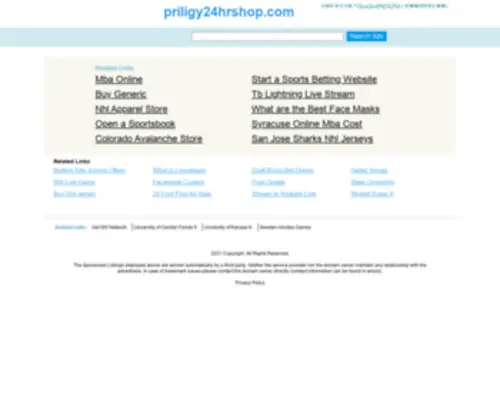 Priligy24HRshop.com(Priligy 24 HRshop) Screenshot