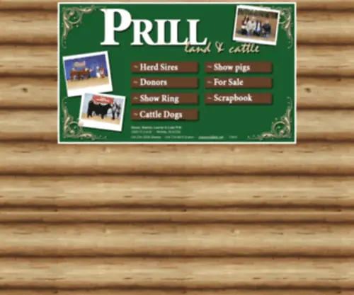 Prilllandandcattle.com(Prill Land & Cattle) Screenshot