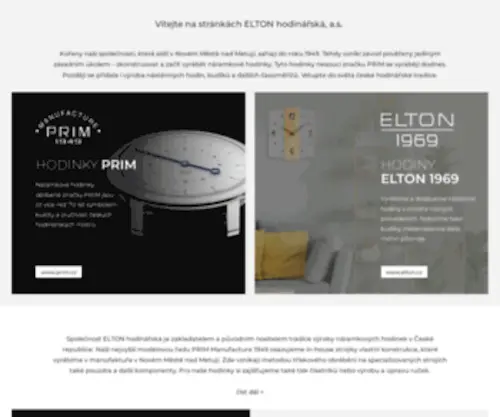 Prim-Shop.cz(ELTON hodinářská) Screenshot